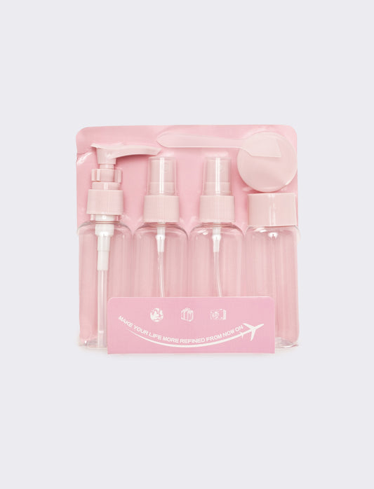 Set dispenser da viaggio - Rosa