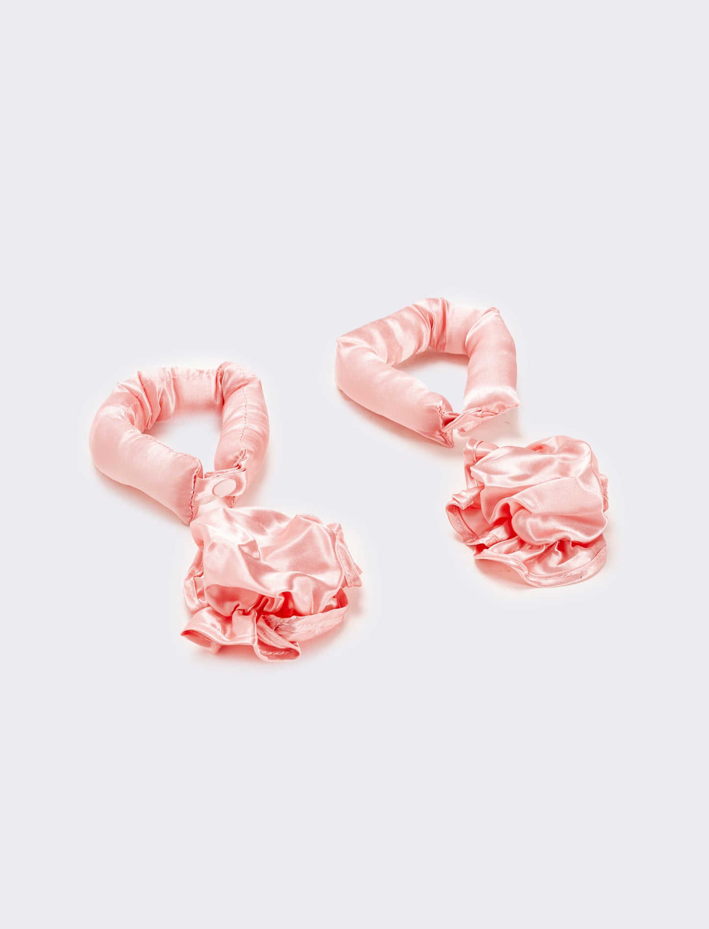 Bigodone set boccoli - Rosa
