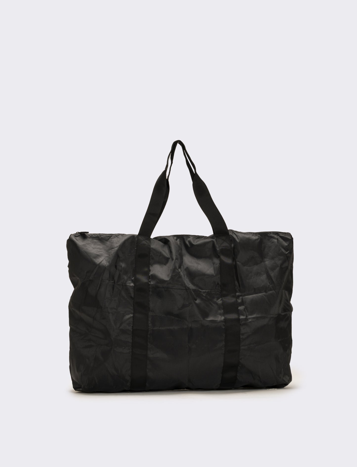 Borsone donna da viaggio in nylon - Nero