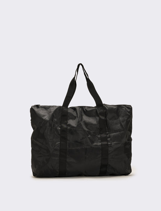 Borsone donna da viaggio in nylon - Nero
