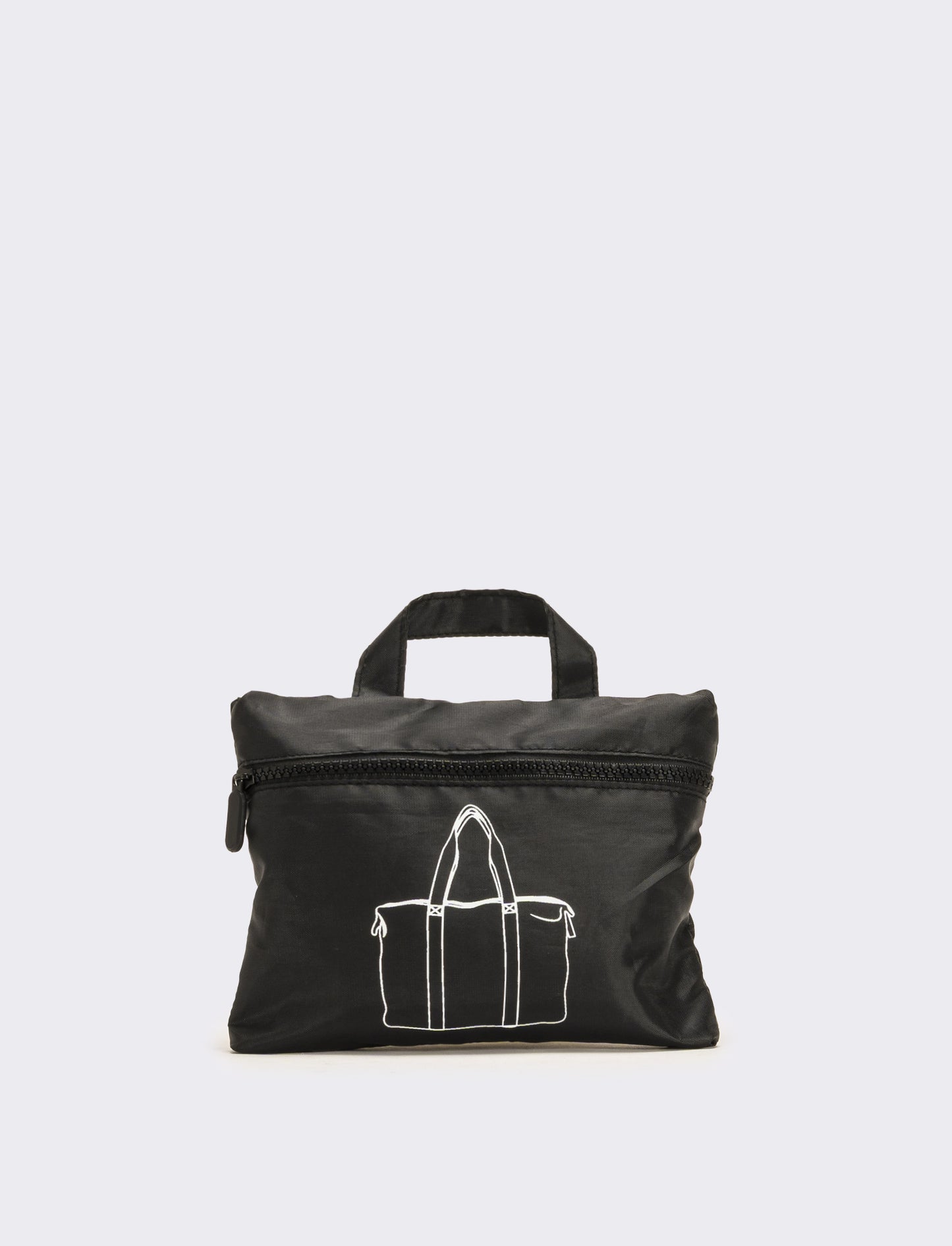 Borsone donna da viaggio in nylon - Nero