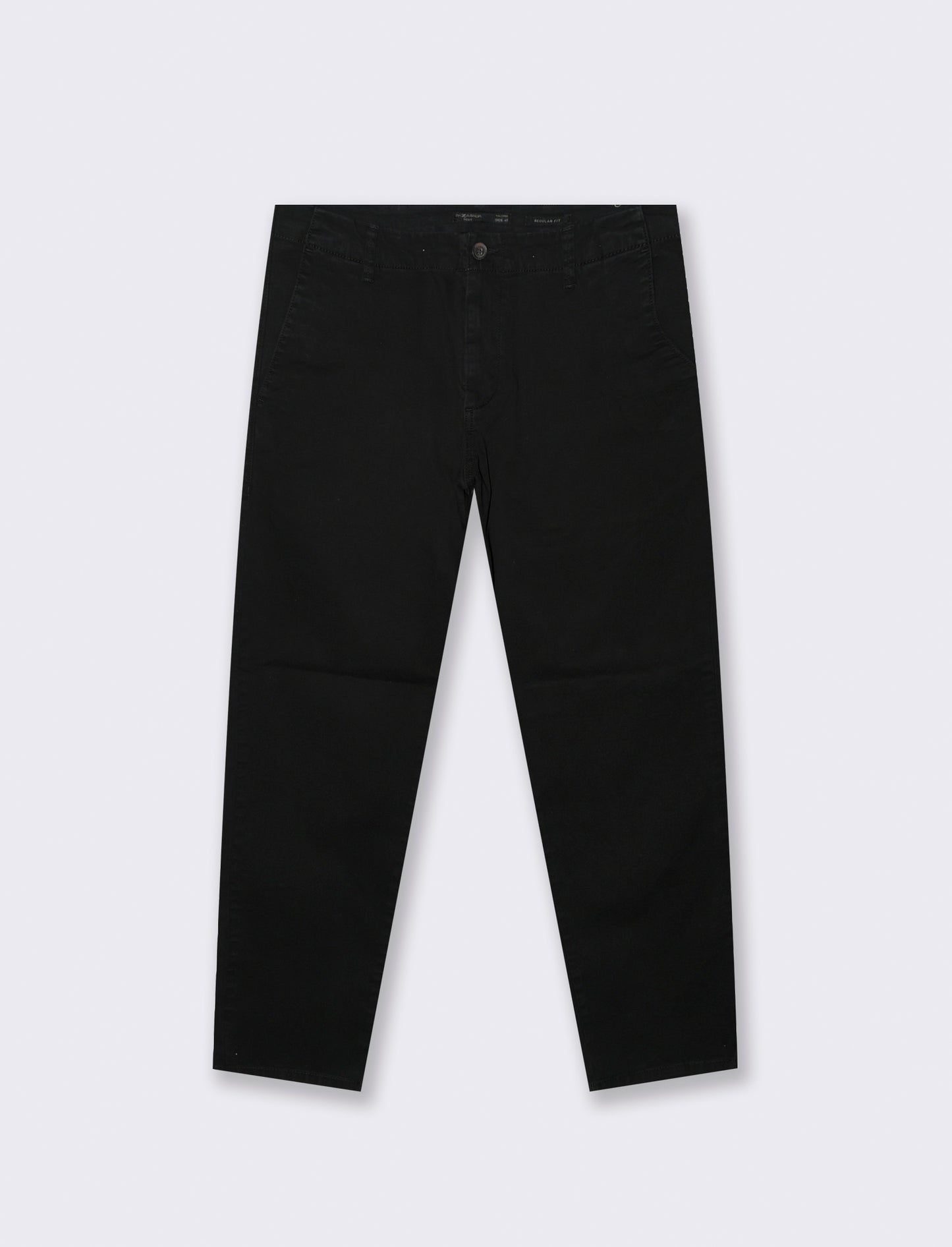 PANTALONI CHINO REGULAR FIT - Nero