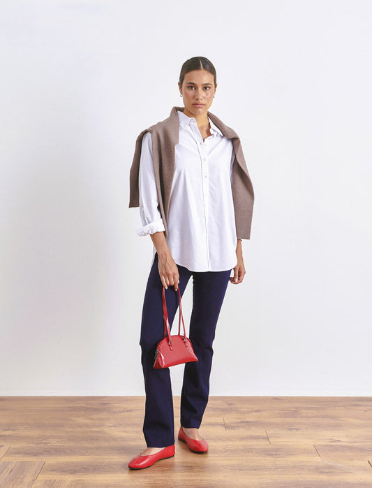 CAMICIA IN COTONE - Bianco