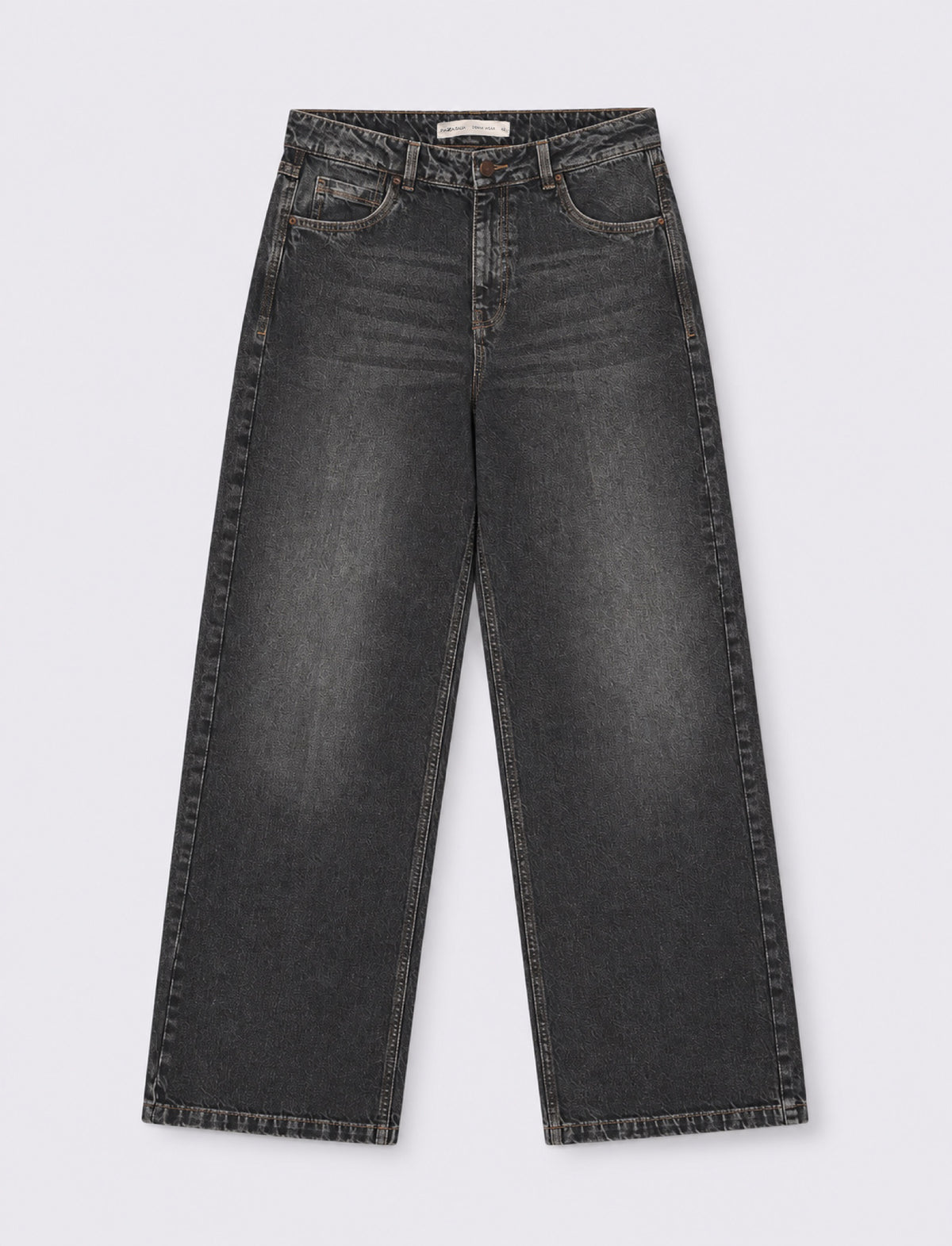 jeans 5 tasceh a gamba larga - Denim