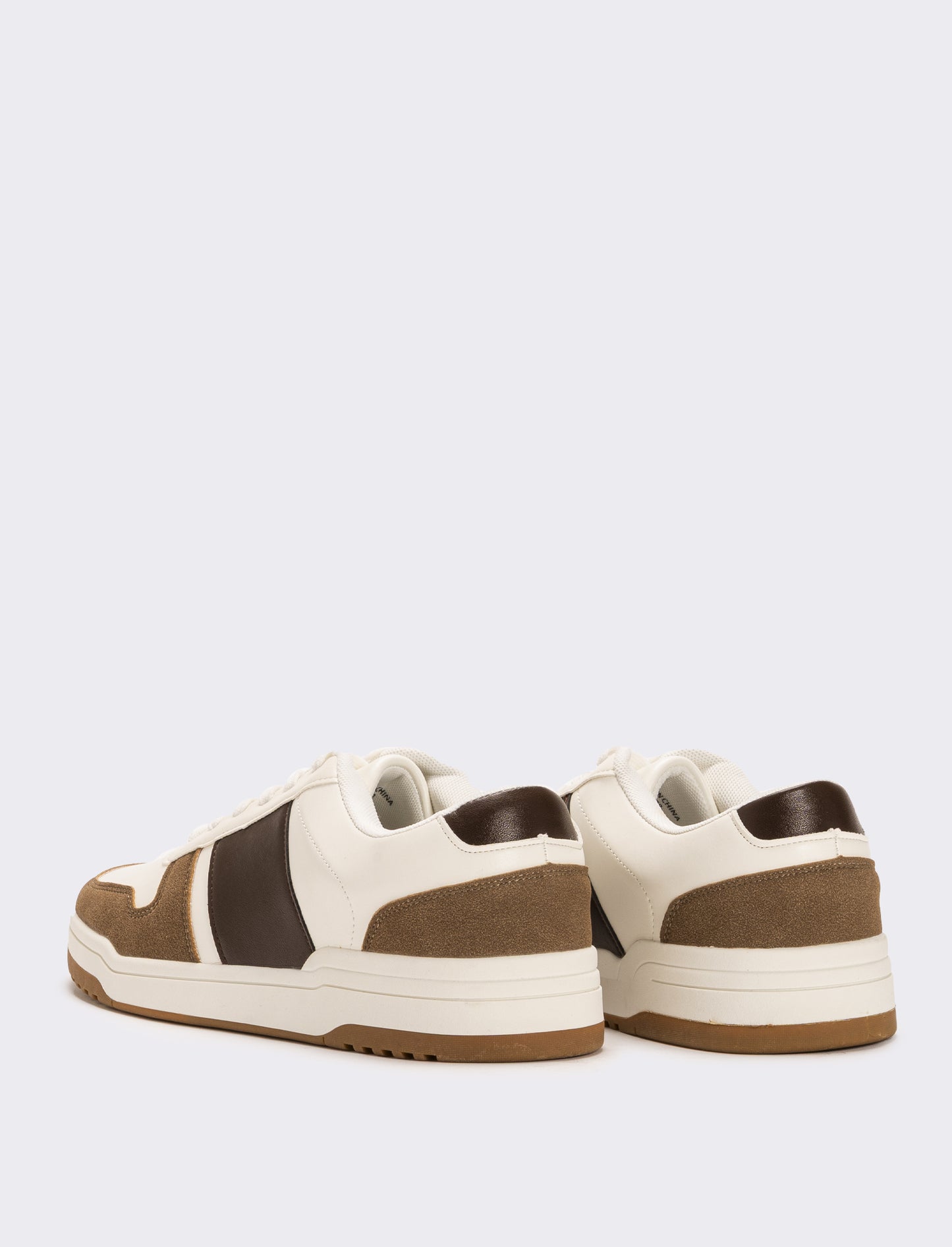 Sneakers multielementi da uomo - Bianco
