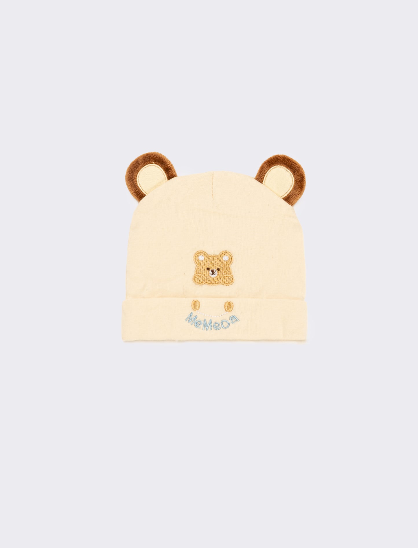 Cuffia e triangolo neonato - Beige