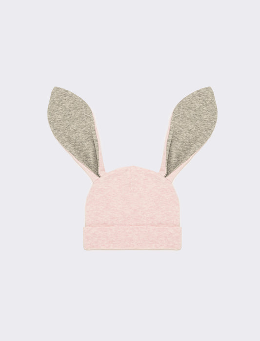 Cappello neonata orecchie lunghe - Rosa