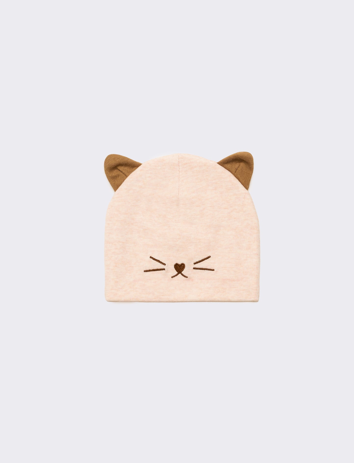 Cuffia gattina con orecchie - Rosa