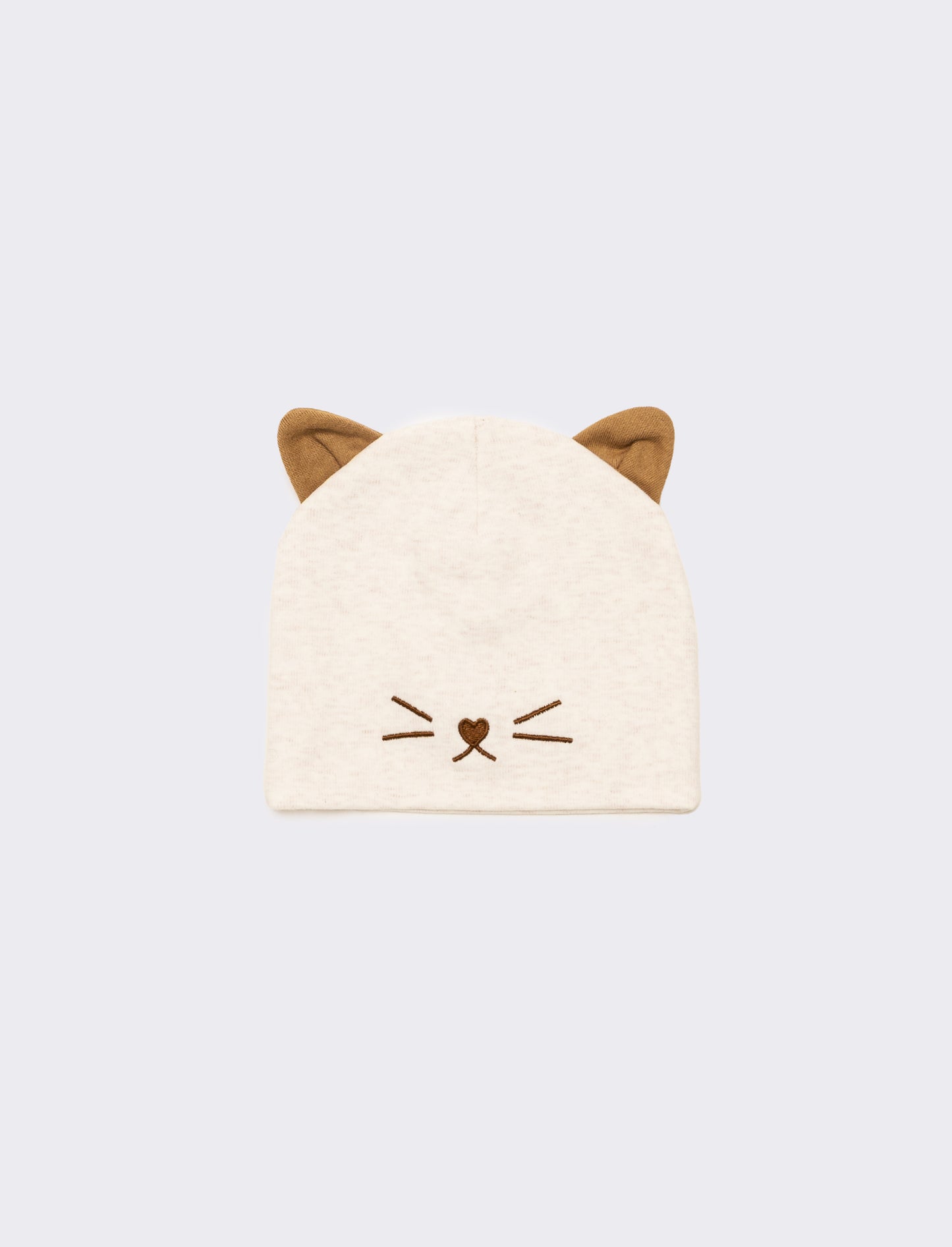 Cuffia gattina con orecchie - Grigio