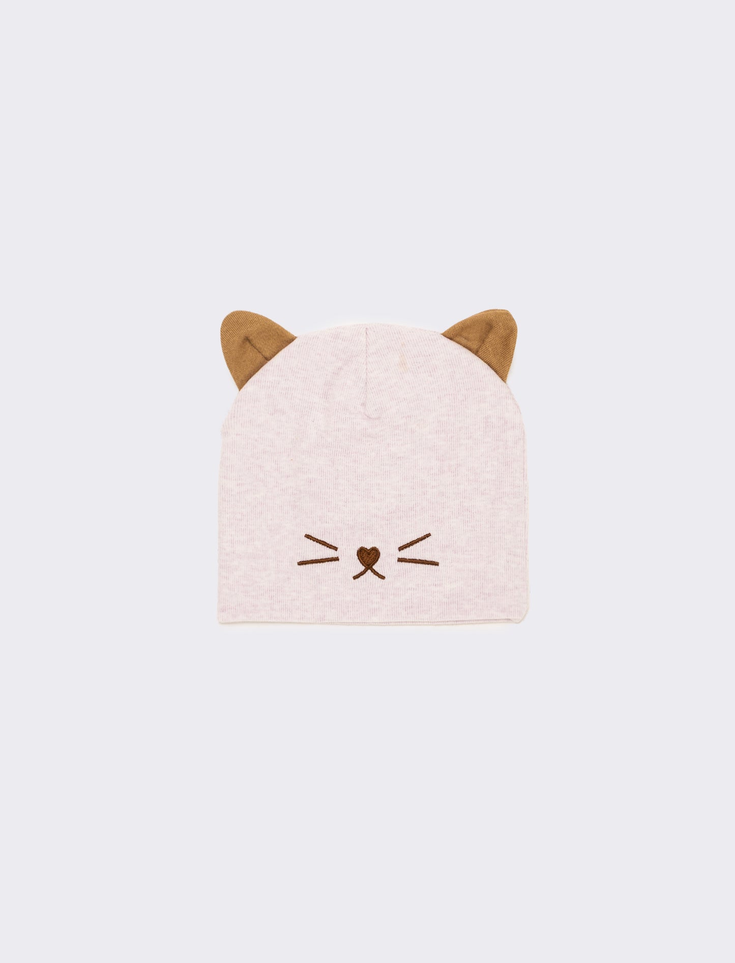 Cuffia gattina con orecchie - Lilla