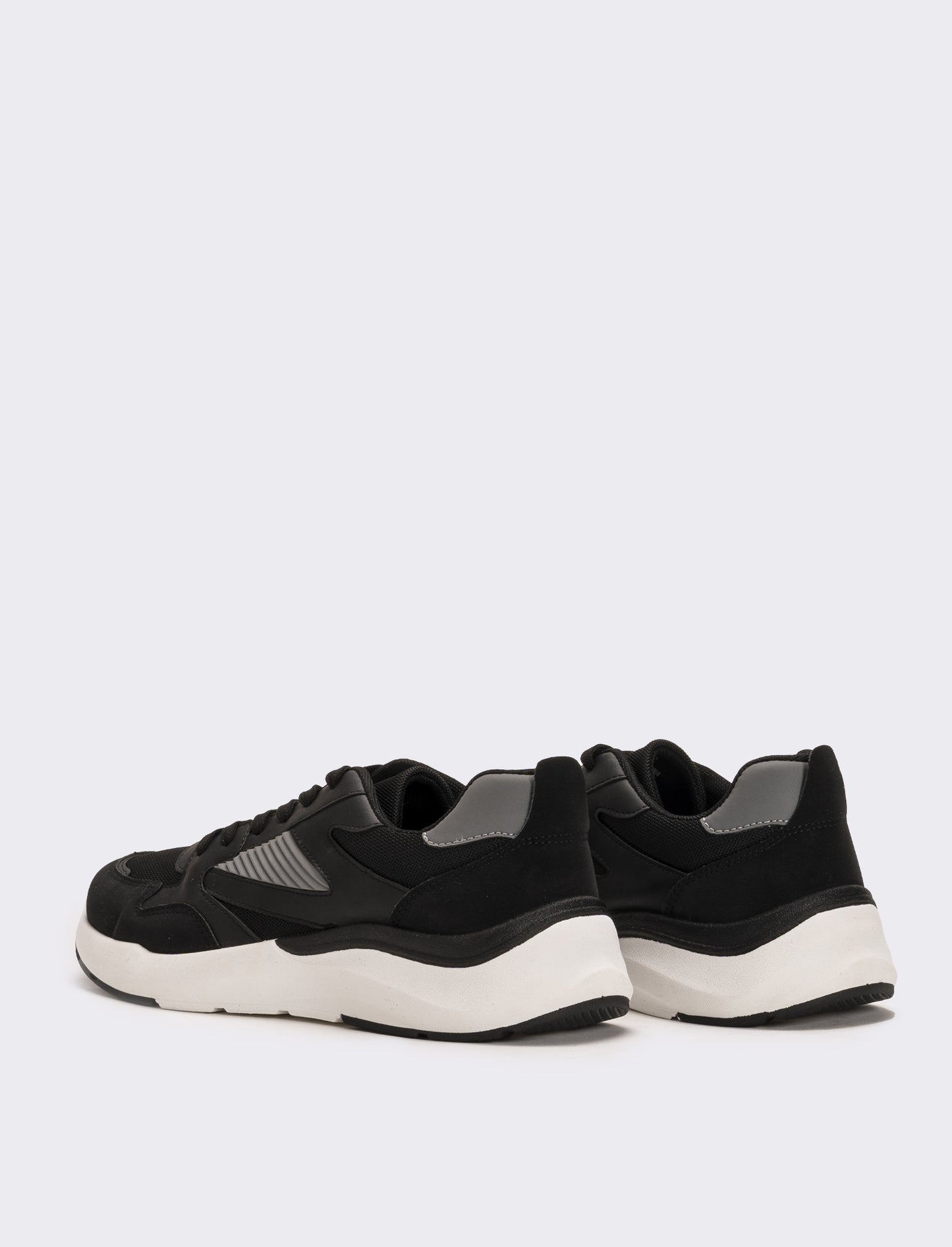 Scarpa stile retrò da uomo - Nero