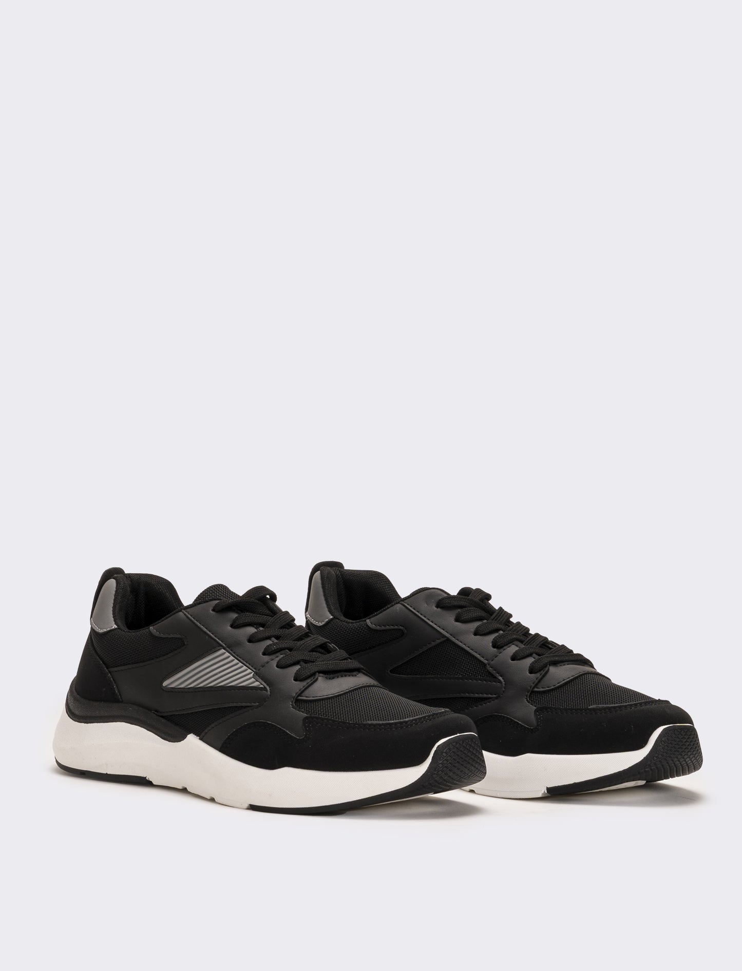 Scarpa stile retrò da uomo - Nero