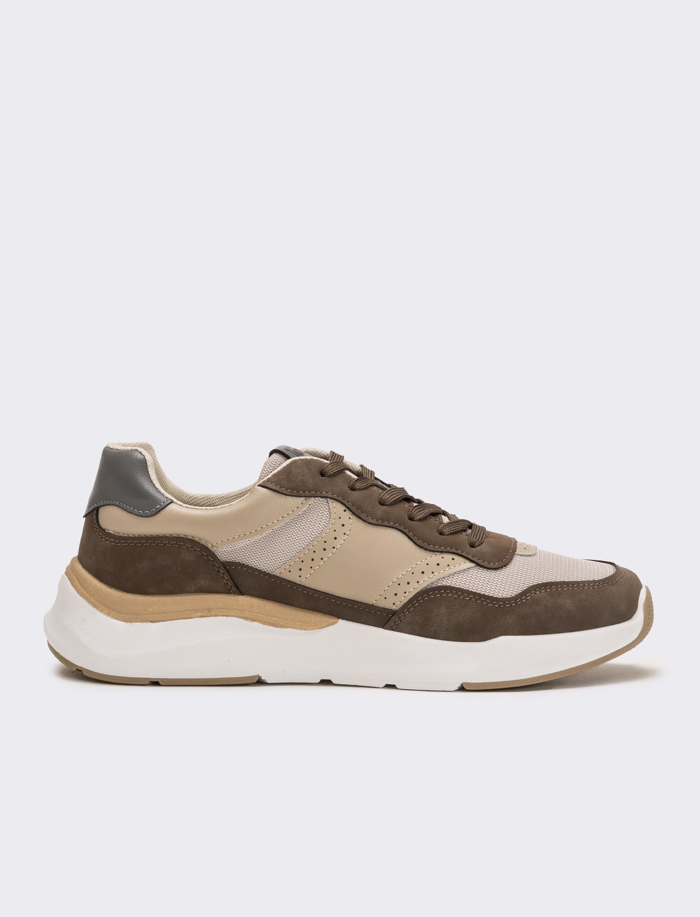 Sneakers retrò da uomo - Beige