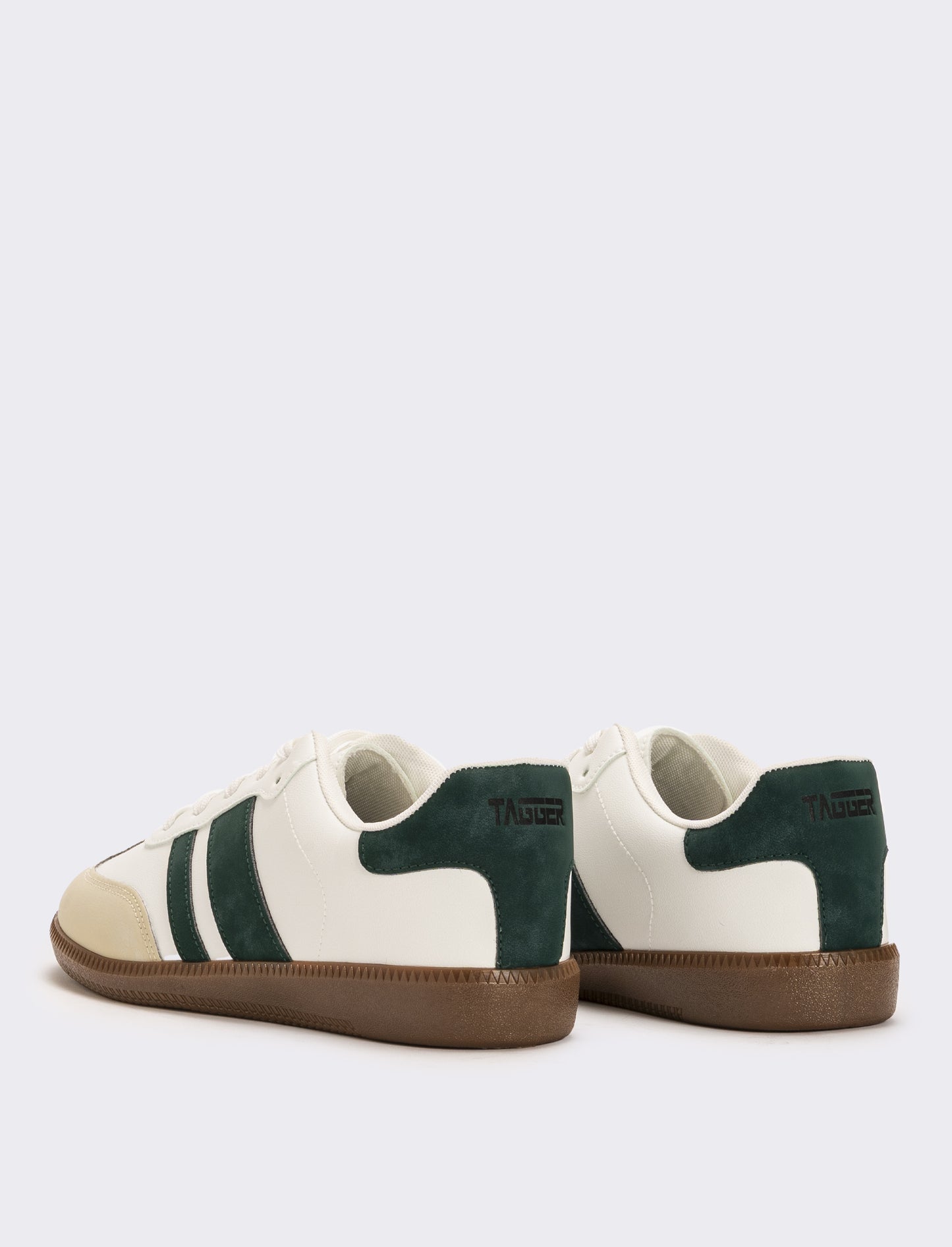 Sneakers con inserti laterali da uomo - Bianco