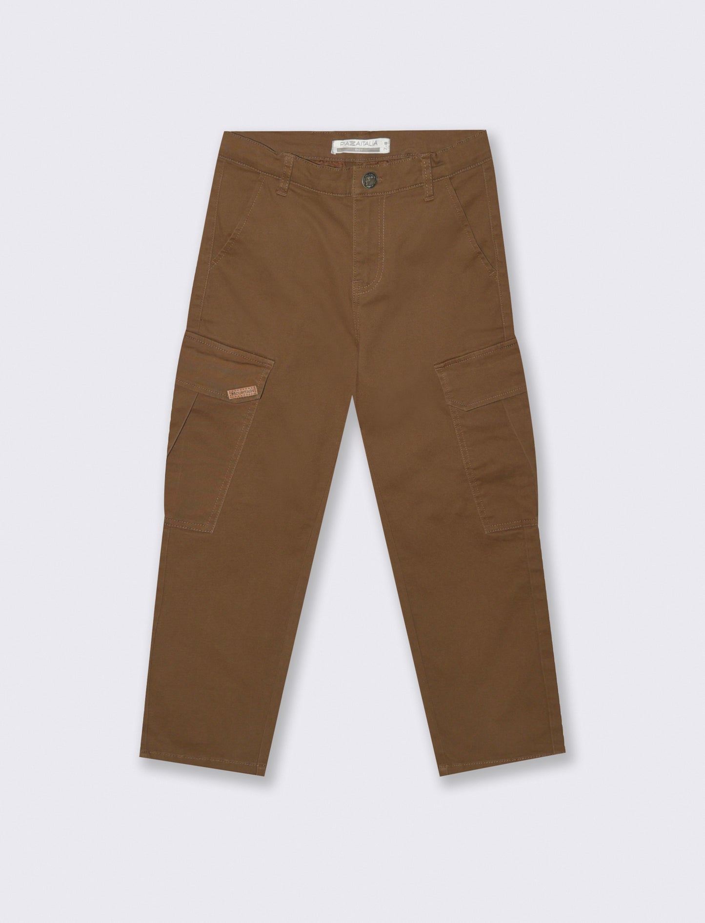PANTALONI CARGO - Marrone