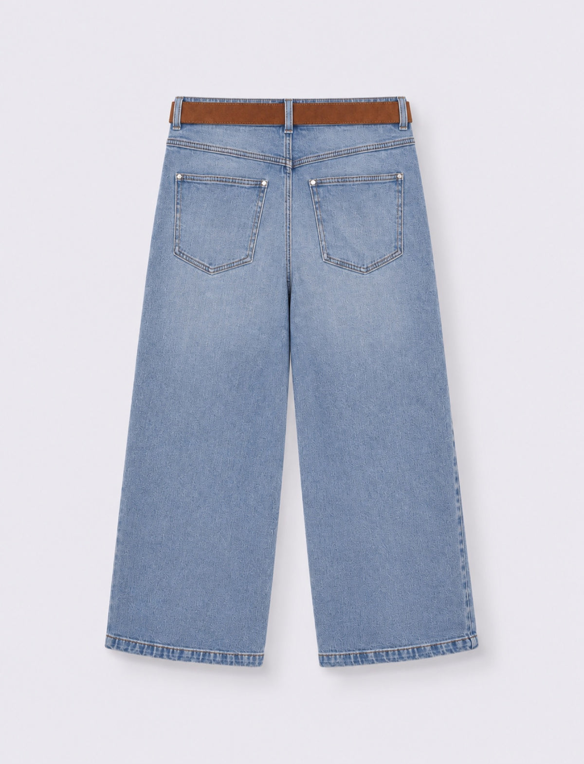 Jeans cinque tasche a vita alta - Denim