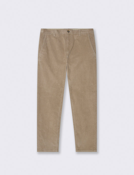 PANTALONI CHINO IN VELLUTO - Beige