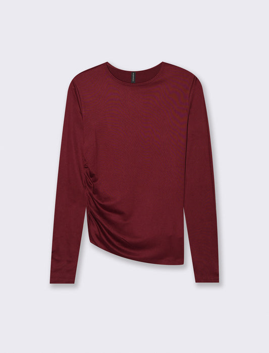 T-SHIRT  CON ARRICCIO - Vinaccia