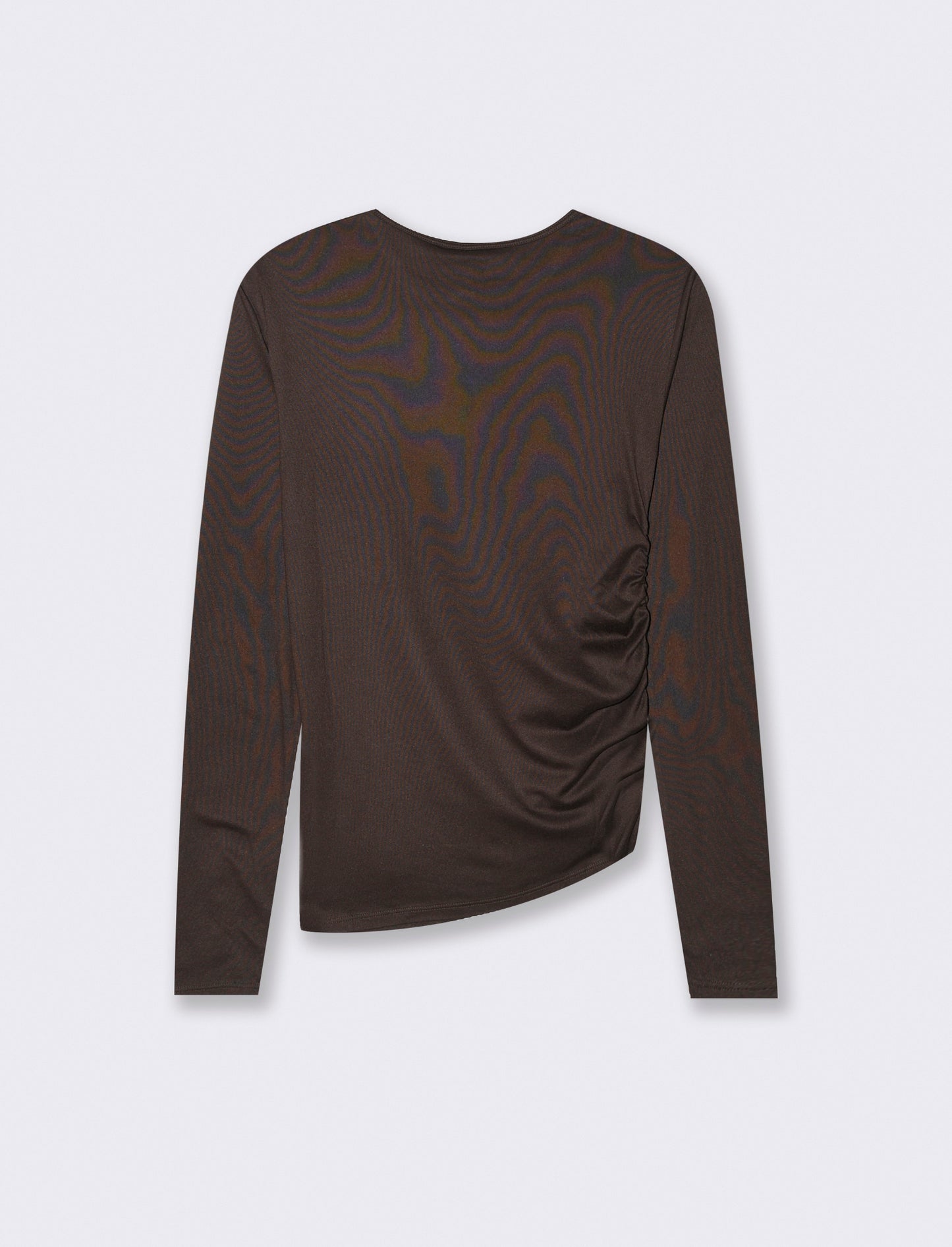 T-SHIRT  CON ARRICCIO - Moro