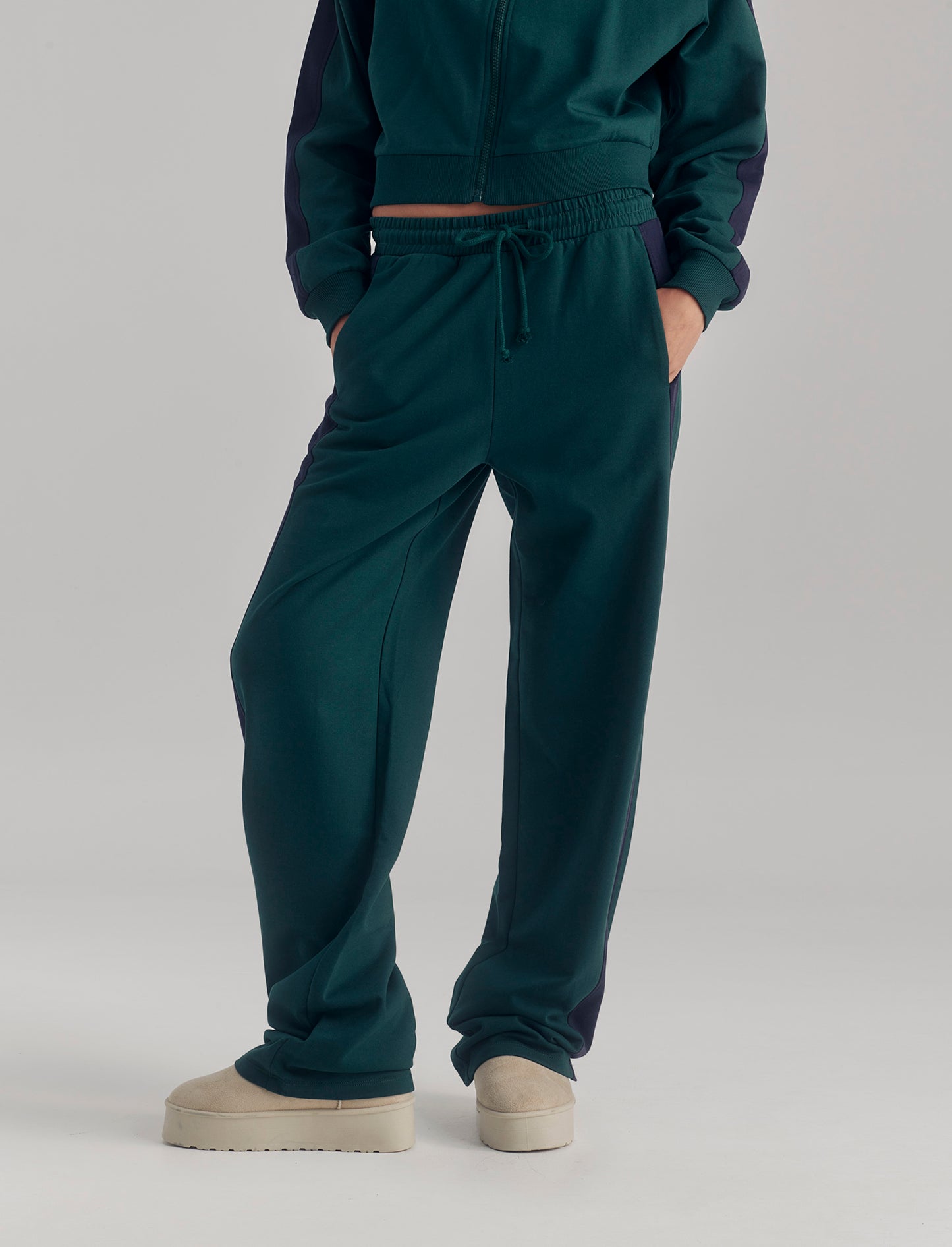 JOGGER CON COULISSE - Verde bosco