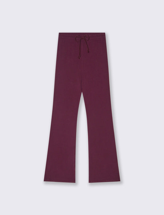 JOGGER FLARE - Bordeaux