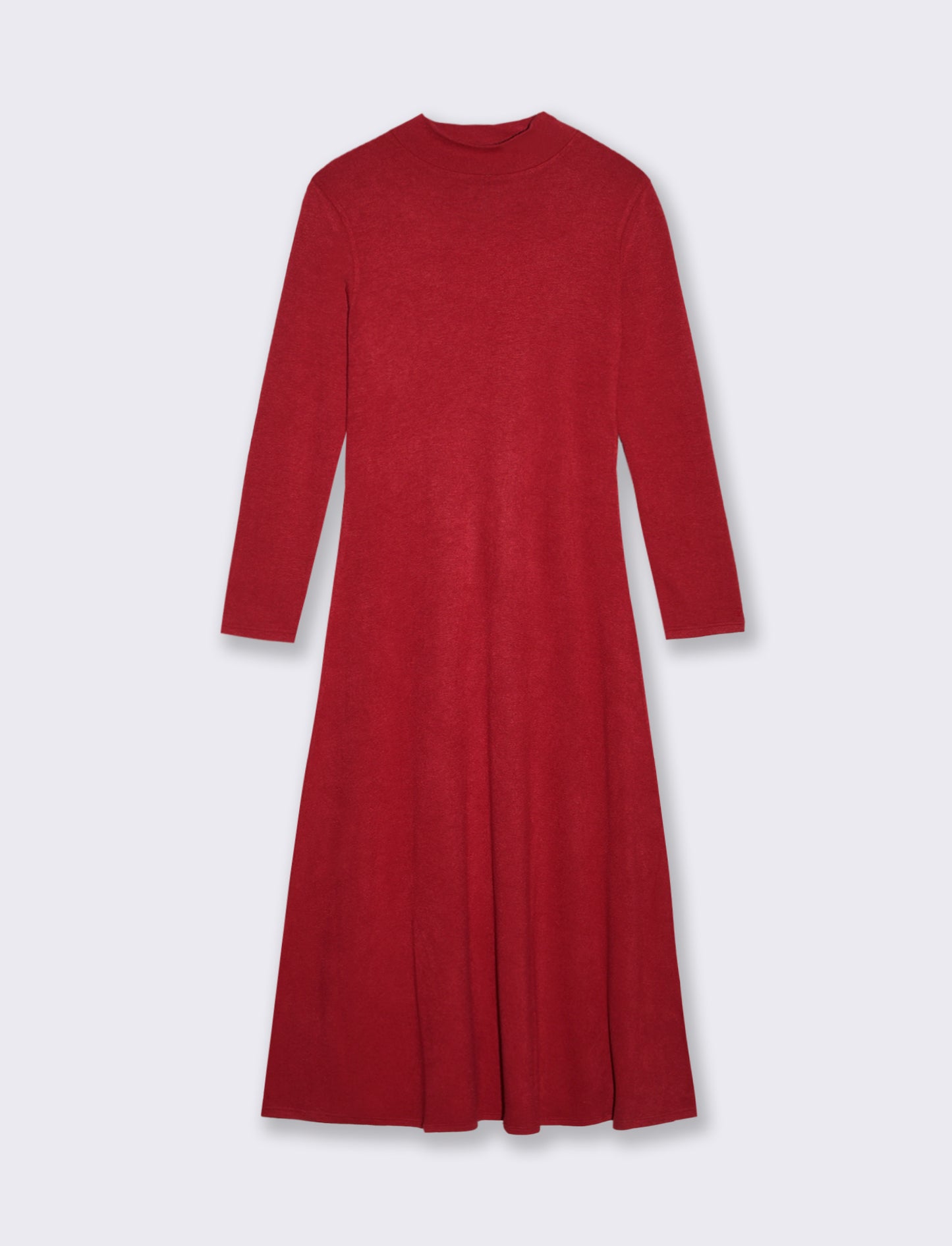 VESTITO LUNGO SVASATO - Rosso