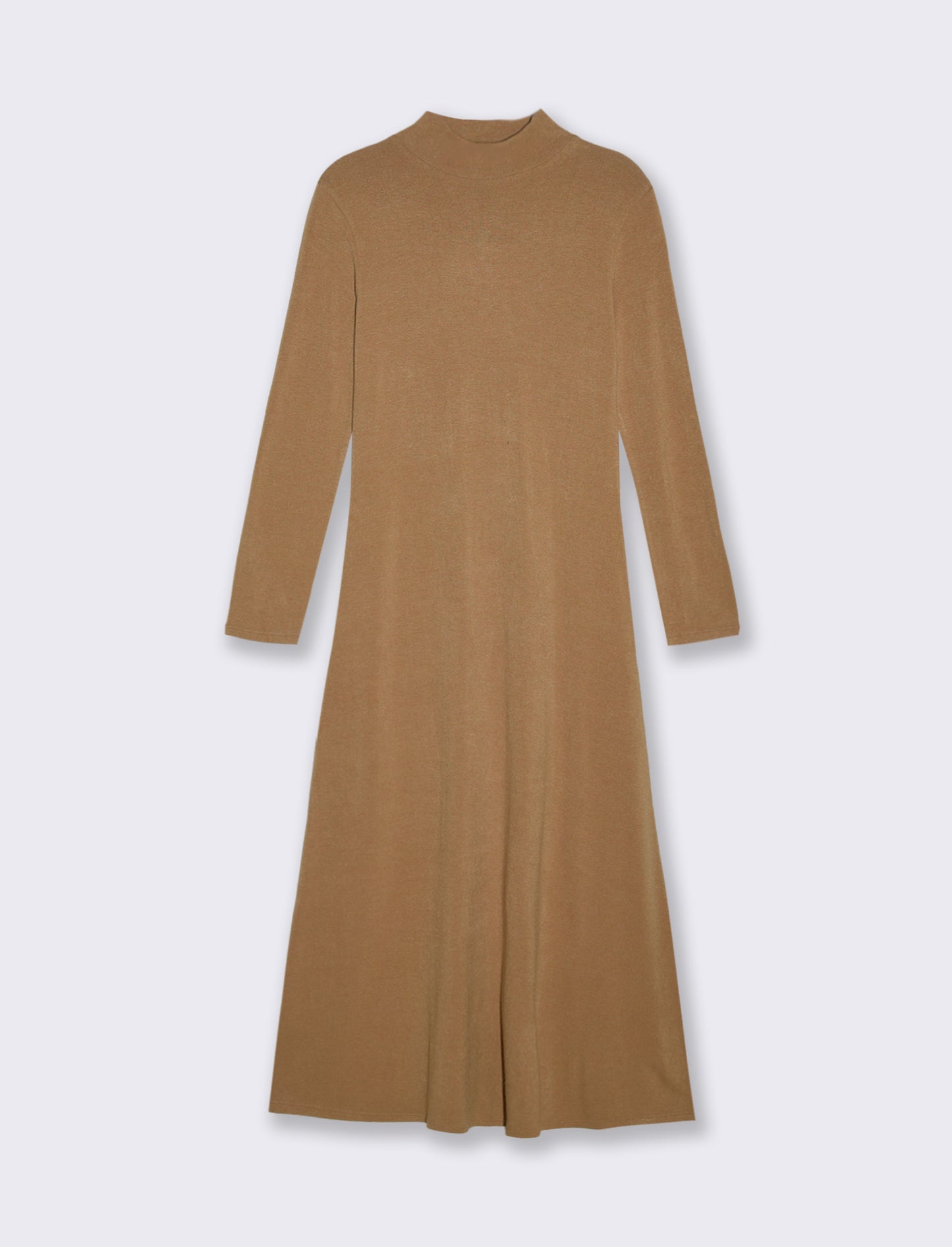 VESTITO LUNGO SVASATO - Cammello