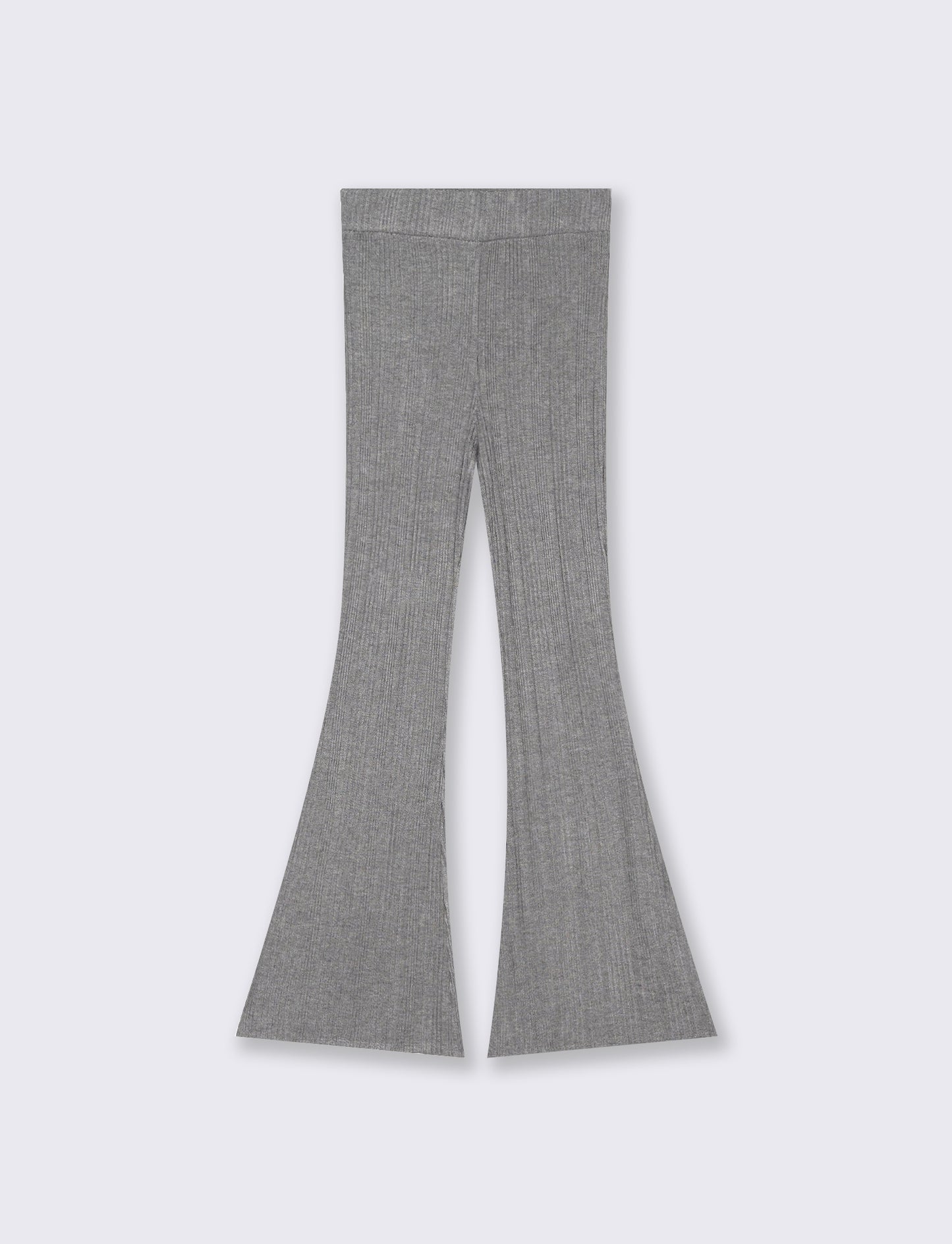 LEGGINGS  FLARE - Grigio melange