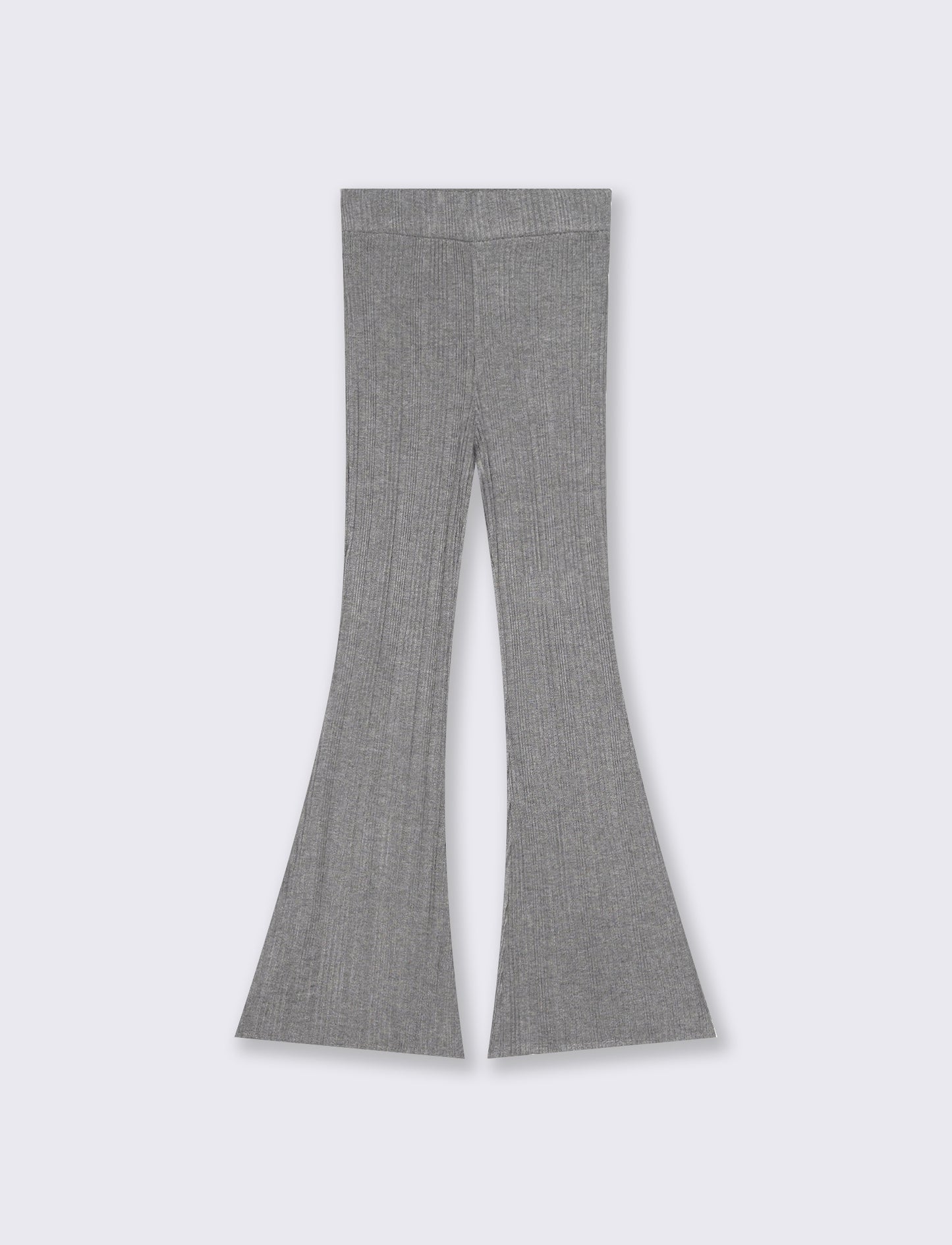 LEGGINGS  FLARE - Grigio melange