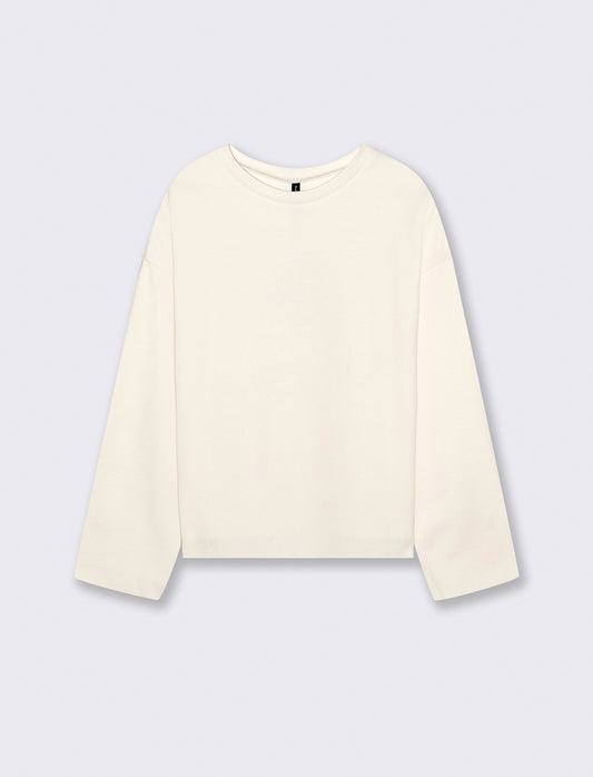 MAGLIA MEZZO COLLO - Avorio