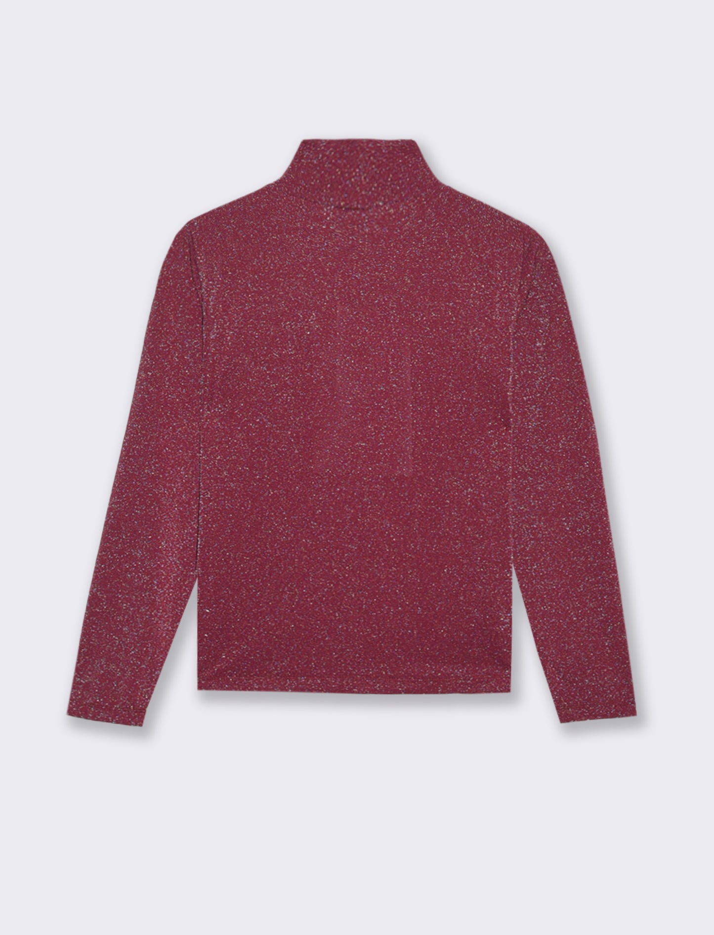 T-SHIRT IN TESSUTO CON FILO EFFETTO METALLO - Vinaccia