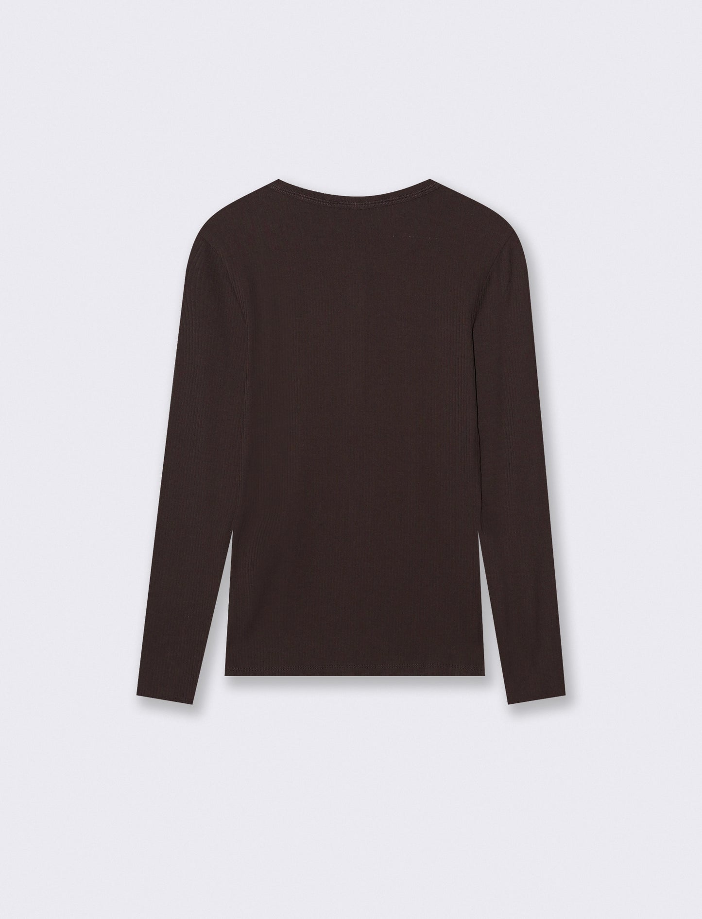 T-SHIRT BASICA SCOLLO SERAFINO - Moro