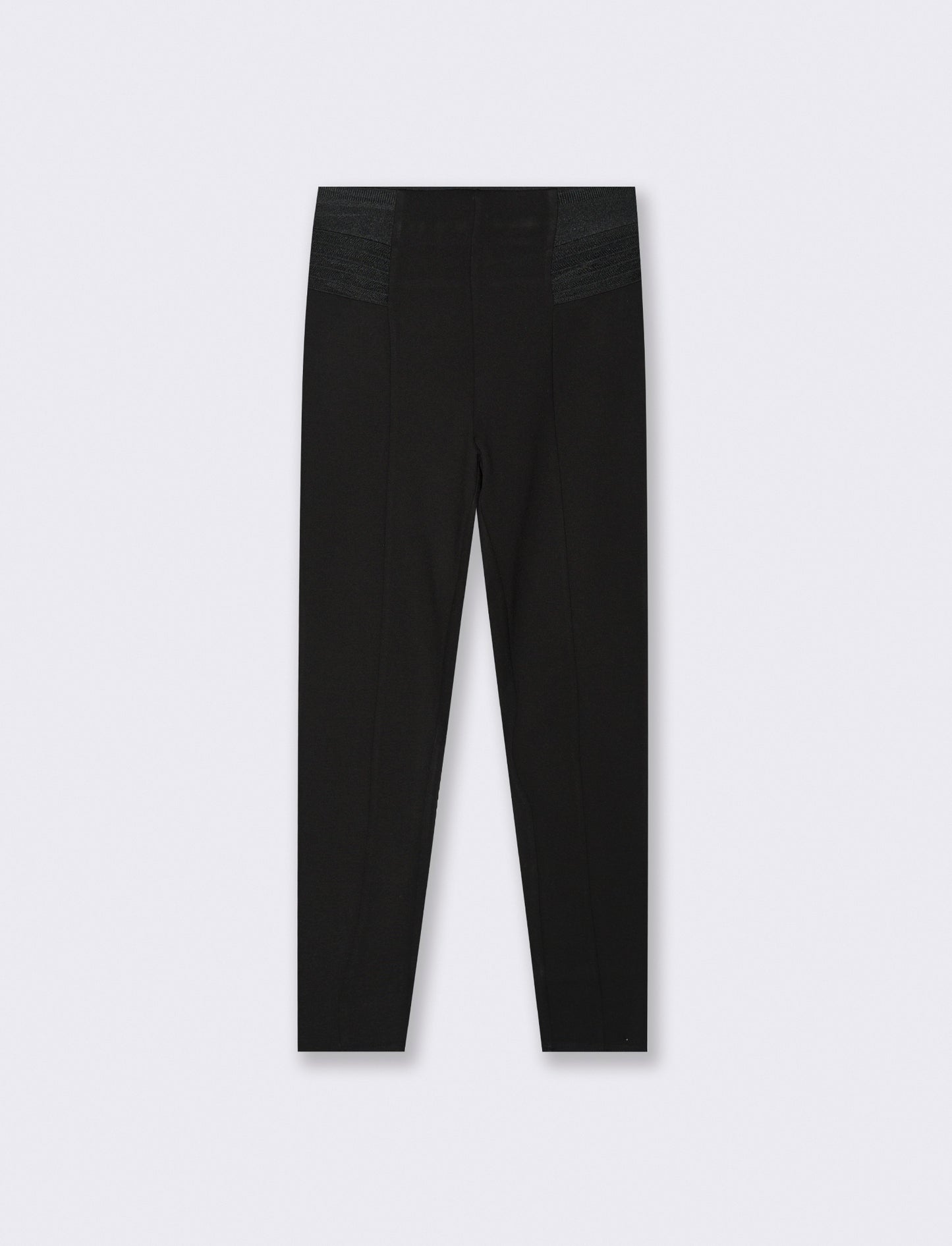 LEGGINGS  A VITA ALTA IN PUNTO MILANO - Nero