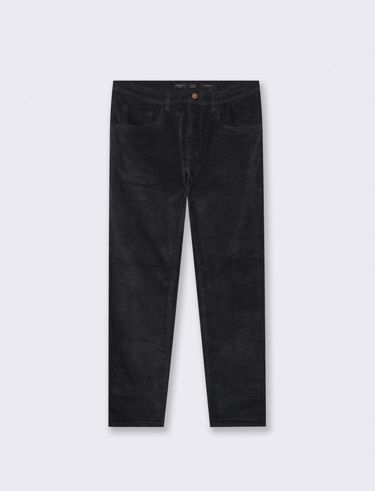 PANTALONI 5 TASCHE IN VELLUTO - Nero