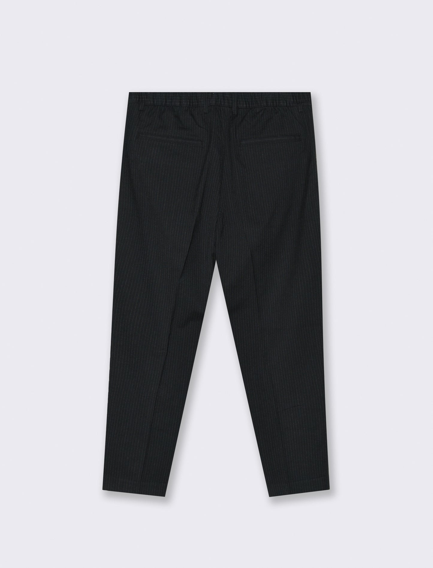 PANTALONI CHINO GESSATI EASY FORMAL FIT - Nero