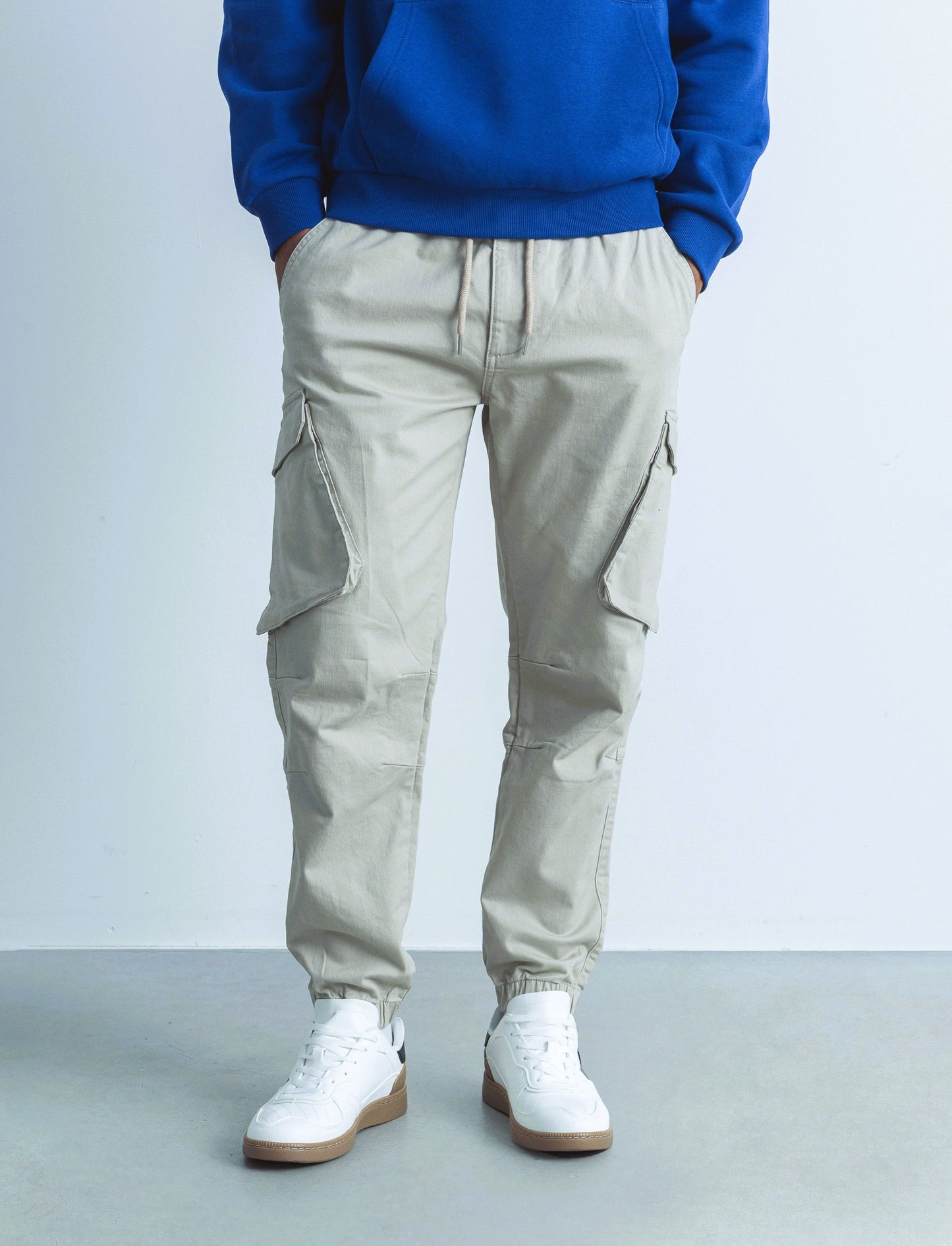 PANTALONI CARGO FIT - Beige
