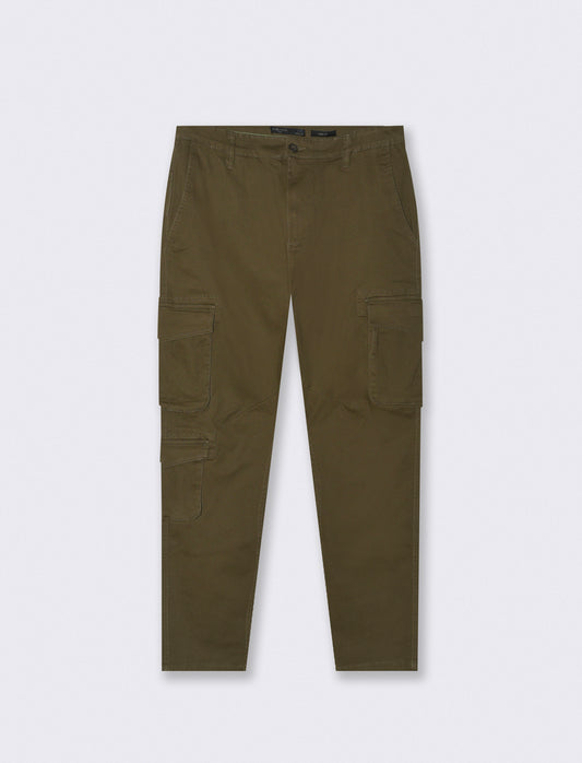 PANTALONI CARGO FIT - Verde kaki