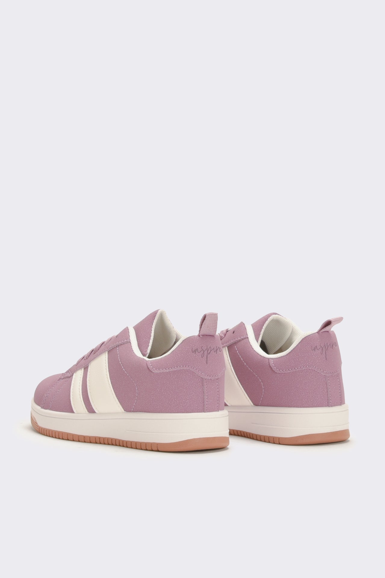 Sneakers da bambina con riporti - Viola
