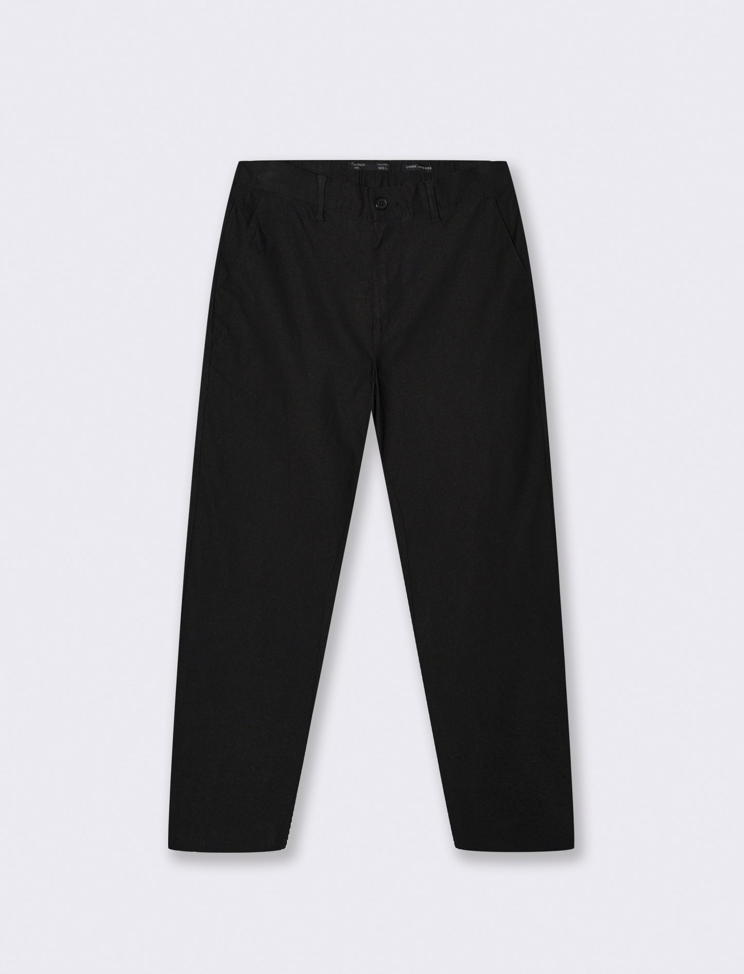 PANTALONI CHINO JOGGER IN TESSUTO TECNICO STRETCH - Nero