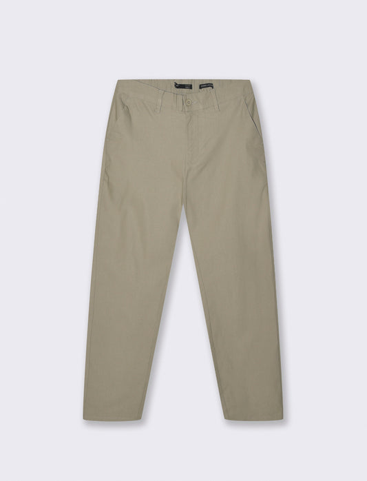 PANTALONI CHINO JOGGER IN TESSUTO TECNICO STRETCH - Beige