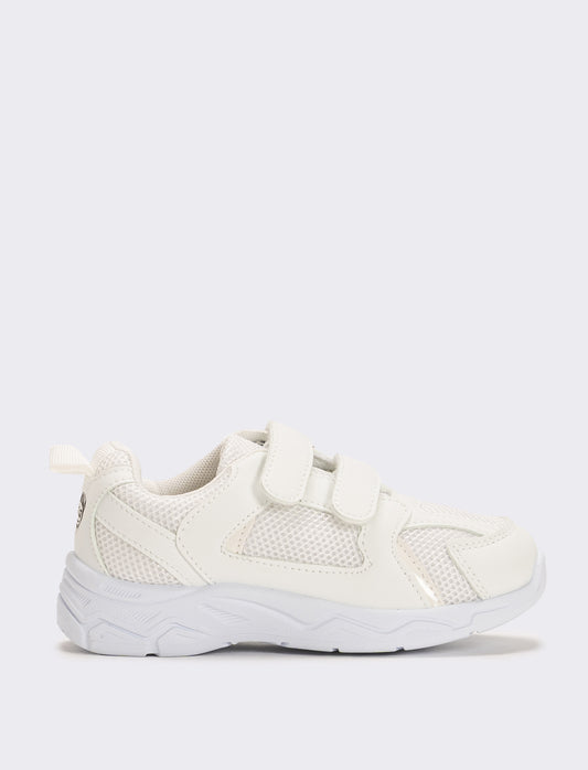 Sneakers con inserti da bambino - Bianco