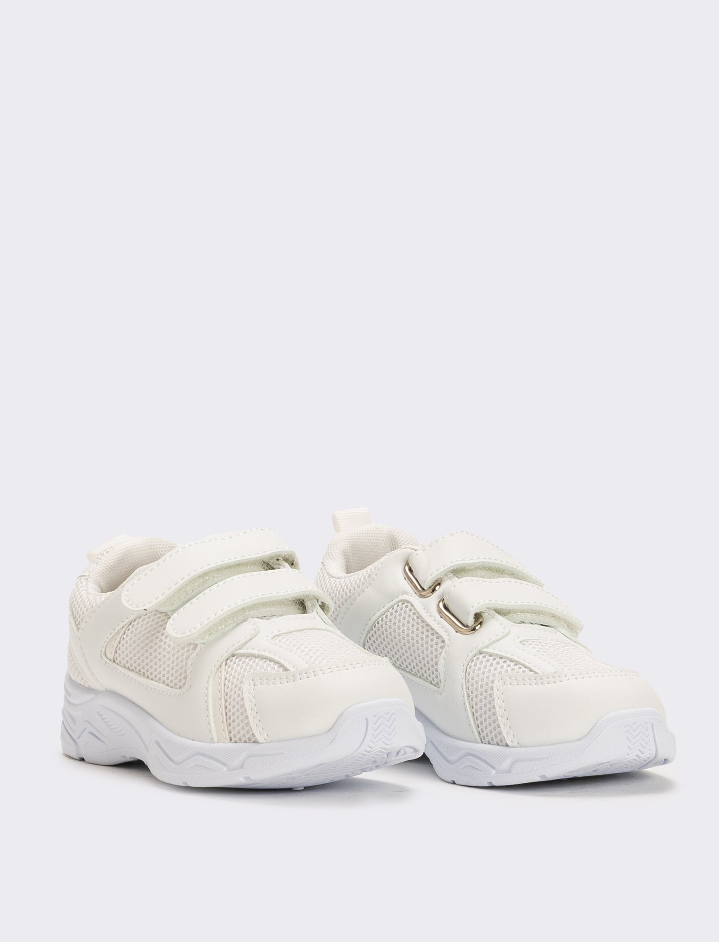 Sneakers con inserti da bambino - Bianco