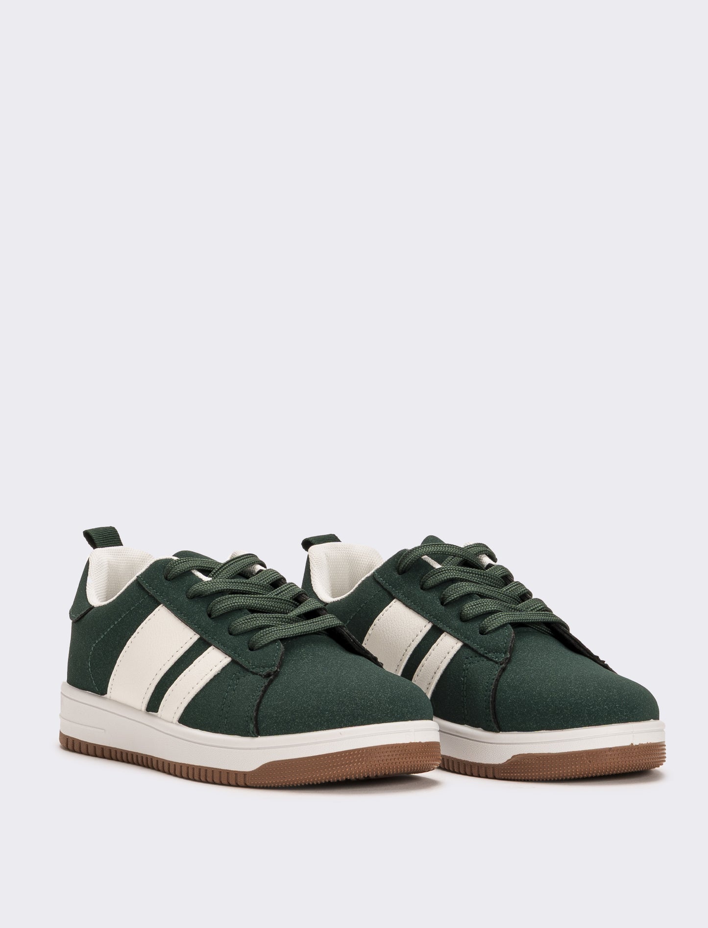 Sneakers da bambino con riporti - Verde