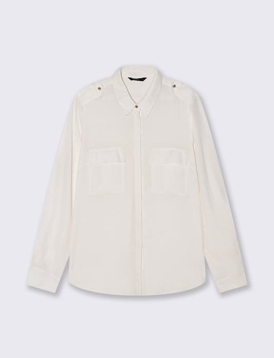 CAMICIA MANICA LUNGA - Avorio