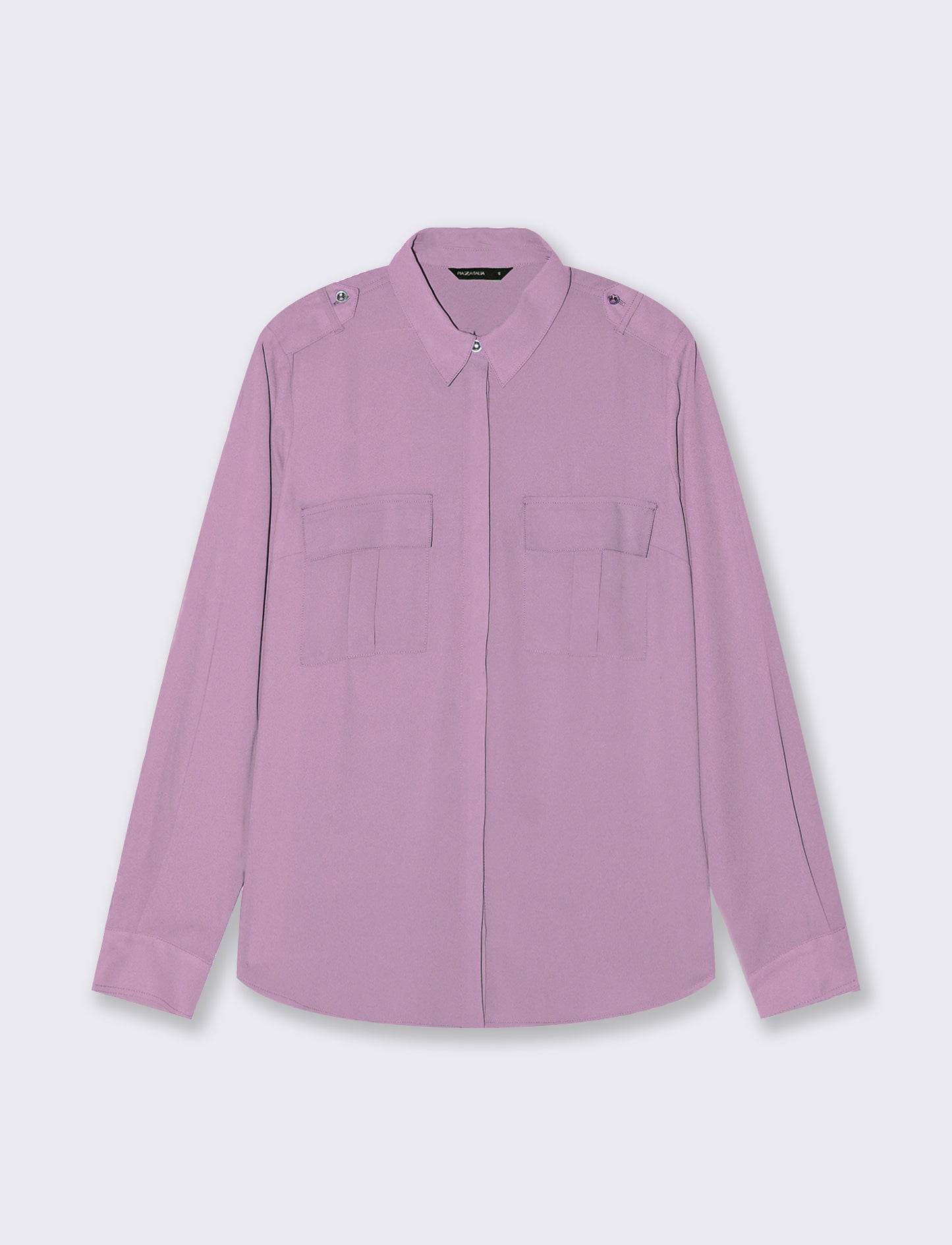 CAMICIA MANICA LUNGA - Viola malva