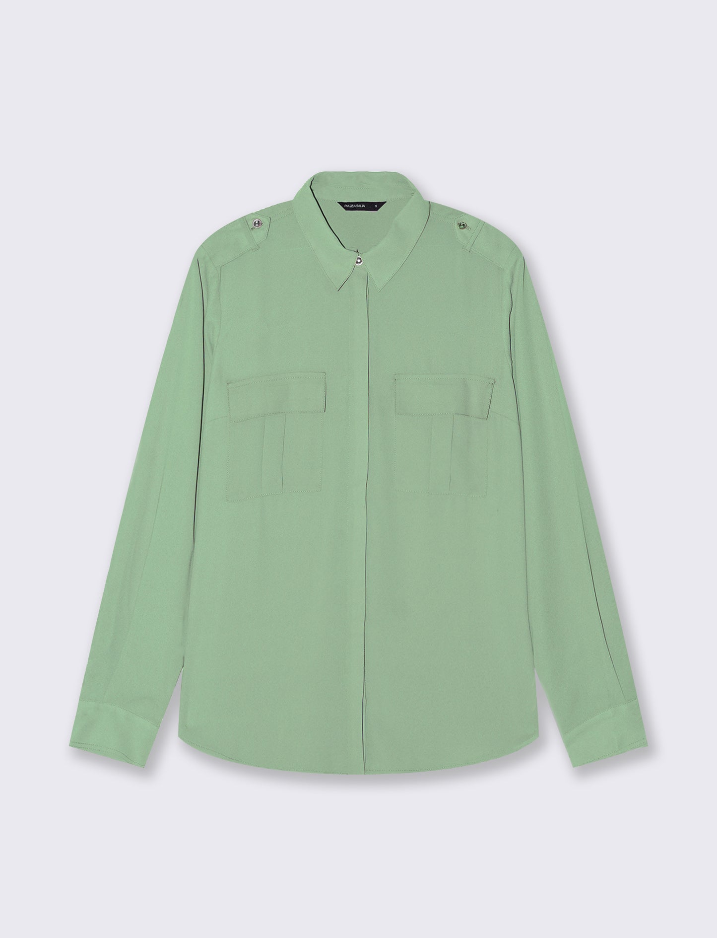 CAMICIA MANICA LUNGA - Verde foresta