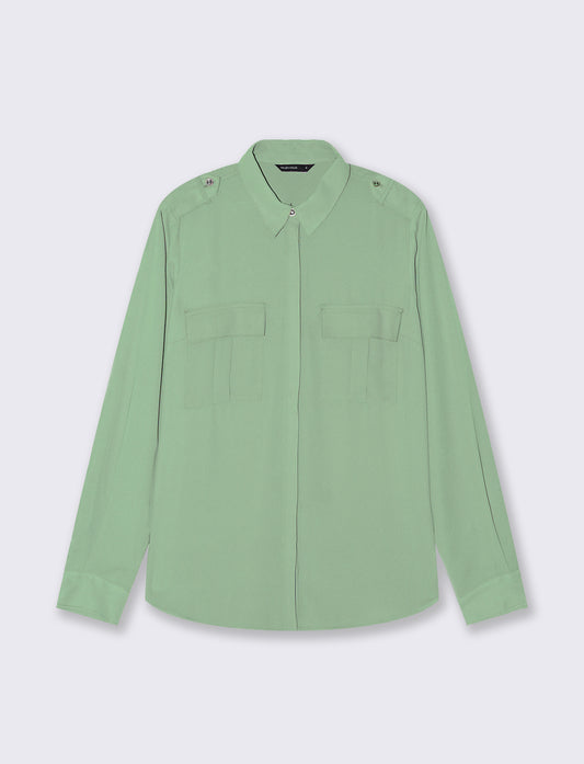 CAMICIA MANICA LUNGA - Verde foresta