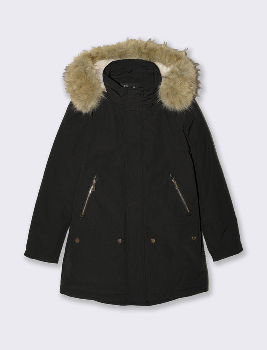 GIACCONE MODELLO PARKA - Nero