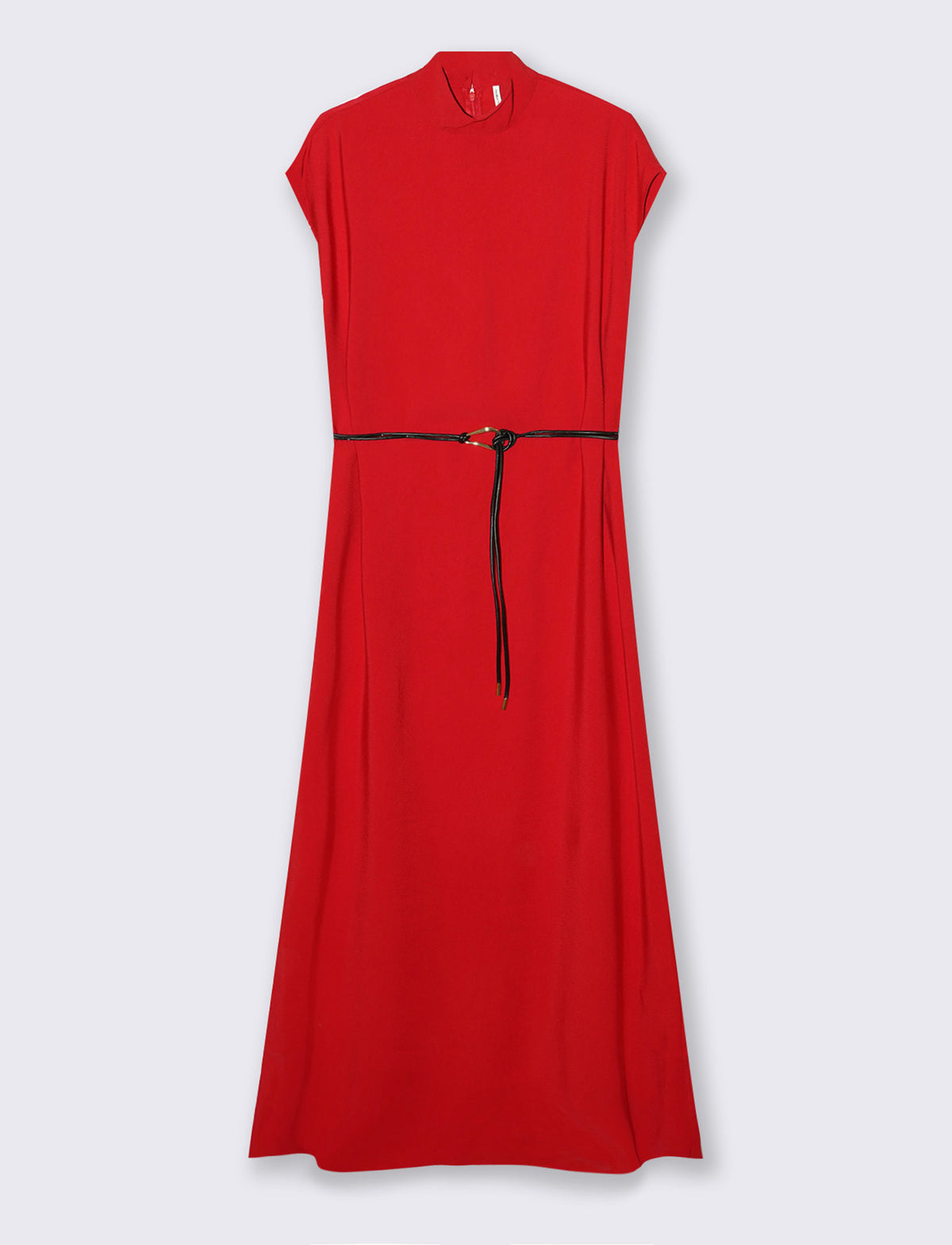 Vestito lungo con collo alto - Aragosta