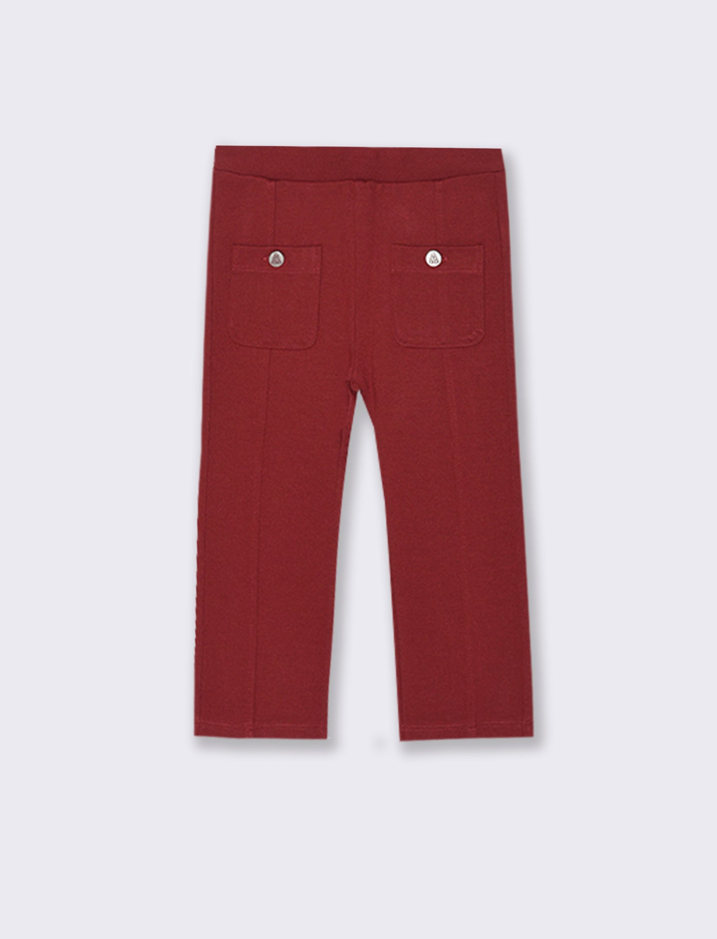 Leggings in punto milano - Bordeaux